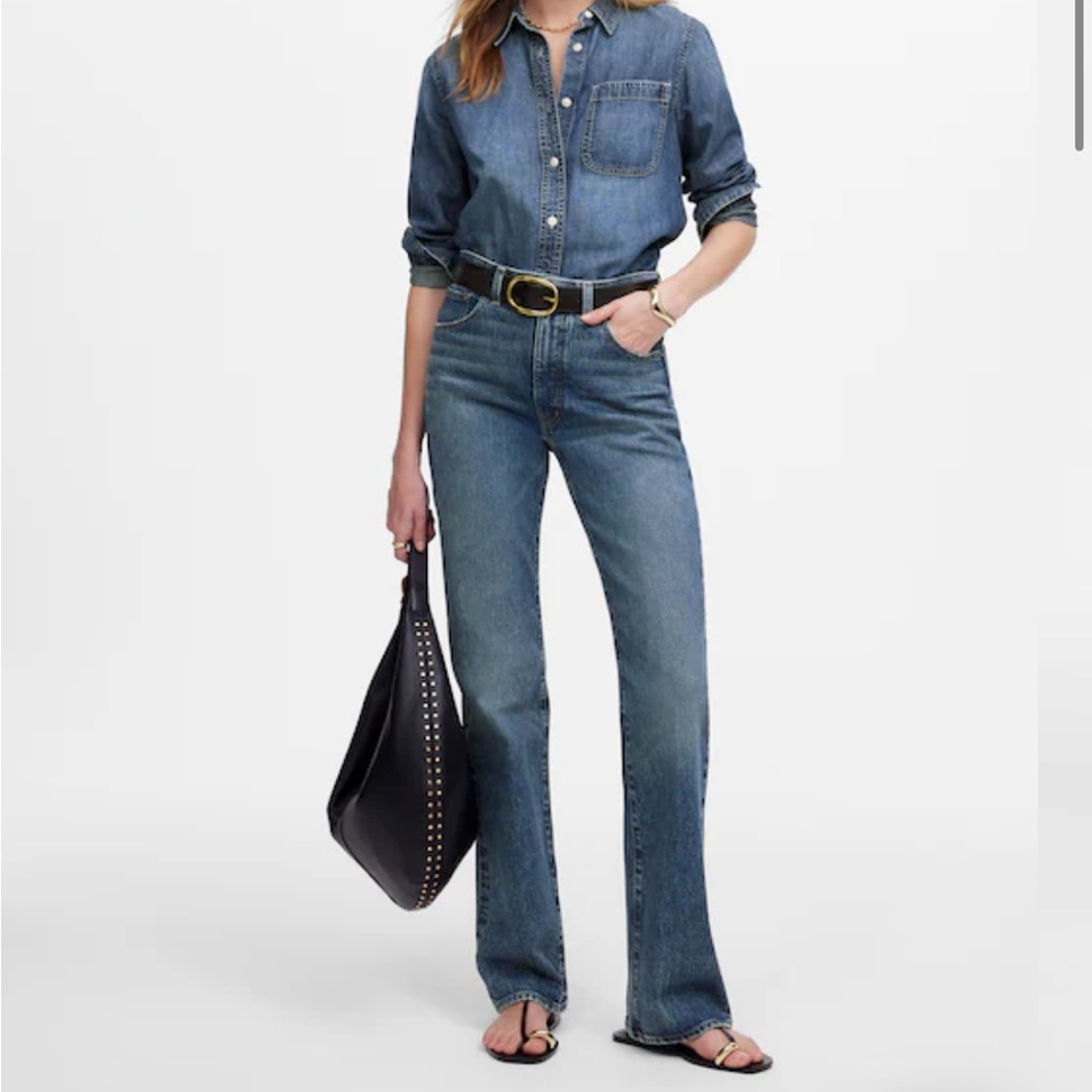 NWT Madewell Women's Relaxed Bootcut Jean in Concho Wash